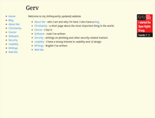 Tablet Screenshot of gerv.net